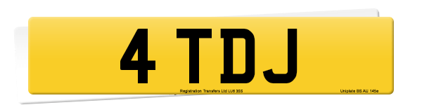 Registration number 4 TDJ